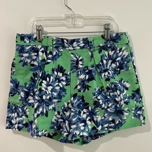 Floral High Waist Shorts
